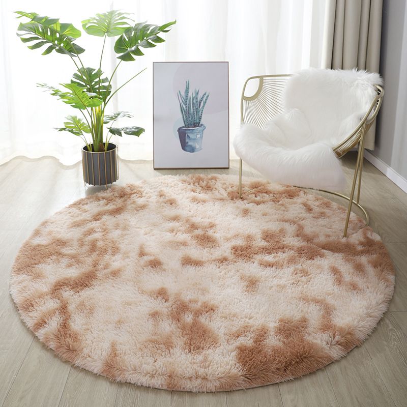 Chic Grey Area Carpet Solid Color Plush Area Rug Stain Resistant Rug for Drawing Room