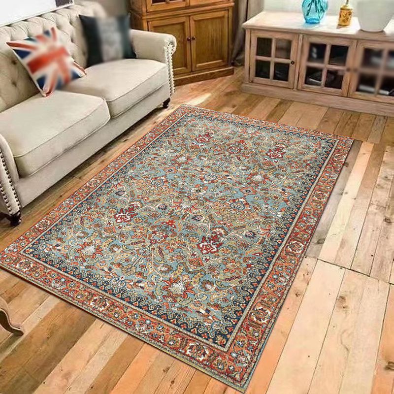Alfombra de decoración del hogar de la alfombra de la alfombra floral de la alfombra del hogar