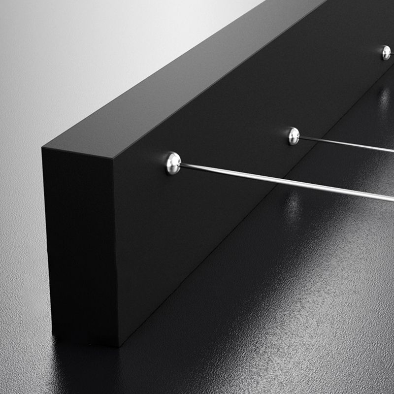 Lámparas de lámparas de geometría de geometría moderna de lámparas LED LED de 5 cabezas