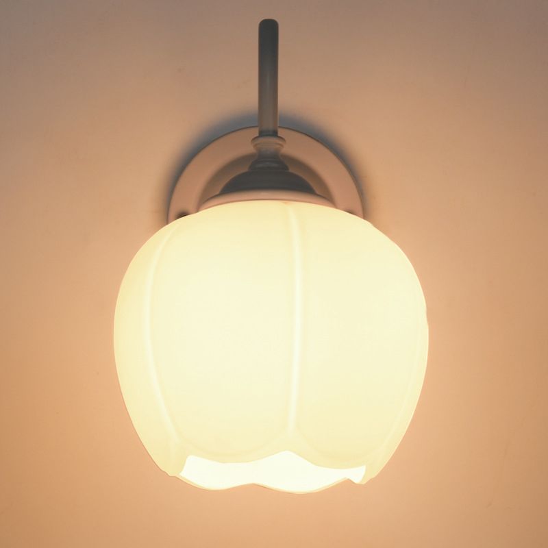 Gooseneck Wall Light Sconce Industrial Style Glass 1 Light Sconces