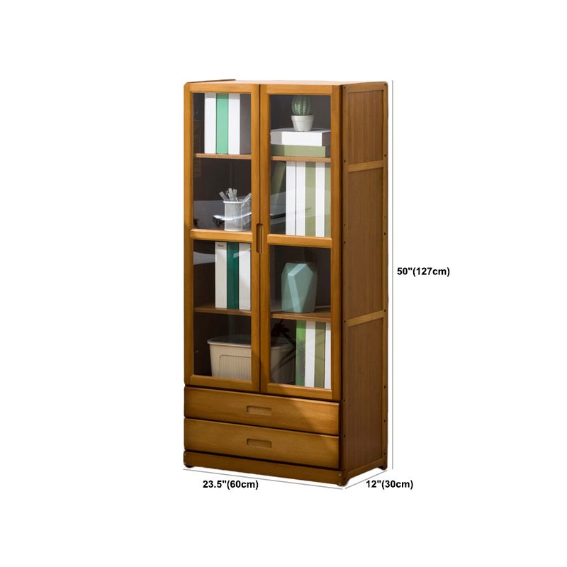 Closed Back Bookshelf Door Standard Bookcase for Home Office