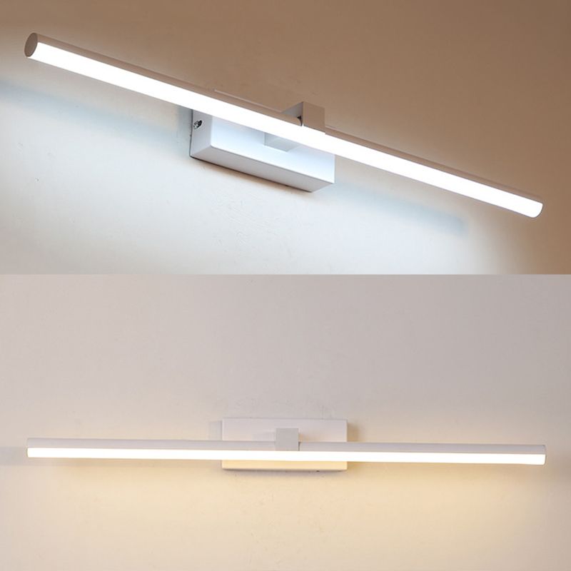 Modern Simplicity Cylindrical Wall Mounted Vanity Lights Acrylic Sconce Light Fixtures for Bathroom