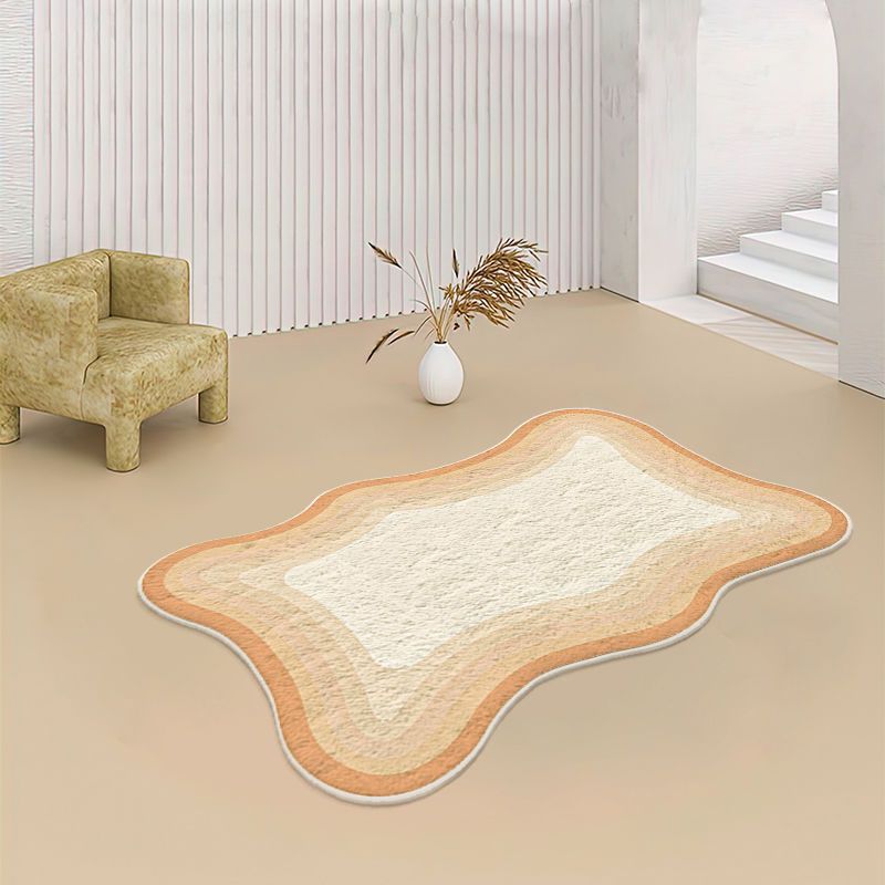 Nordic Ombre Pattern Rug Polyester Indoor Rug Non-Slip Backing Area Carpet for Home Decoration