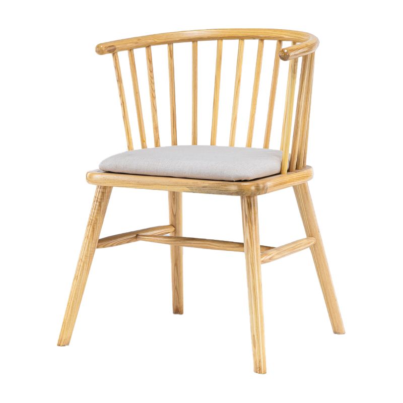 Modern Solid Wood Arm Chair Windsor Side Chair for Dining Room