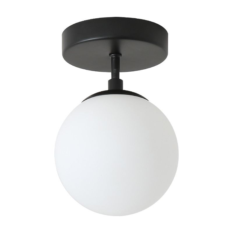 Moderne Minimalistische Ronde Glazen Lamp Flush Mount Light Fixtures voor Corridor Balkon