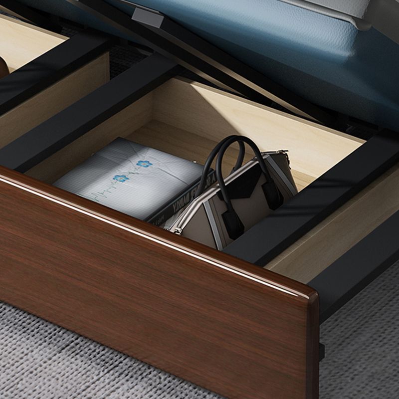 Modern Faux Leather Sleeper Sofa 31.45"H Upholstered Square Arms Sofa Bed