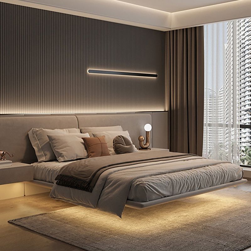 Mid-Century Modern Daybed Pine Wood Foam Rectangular Bed Frame for Home