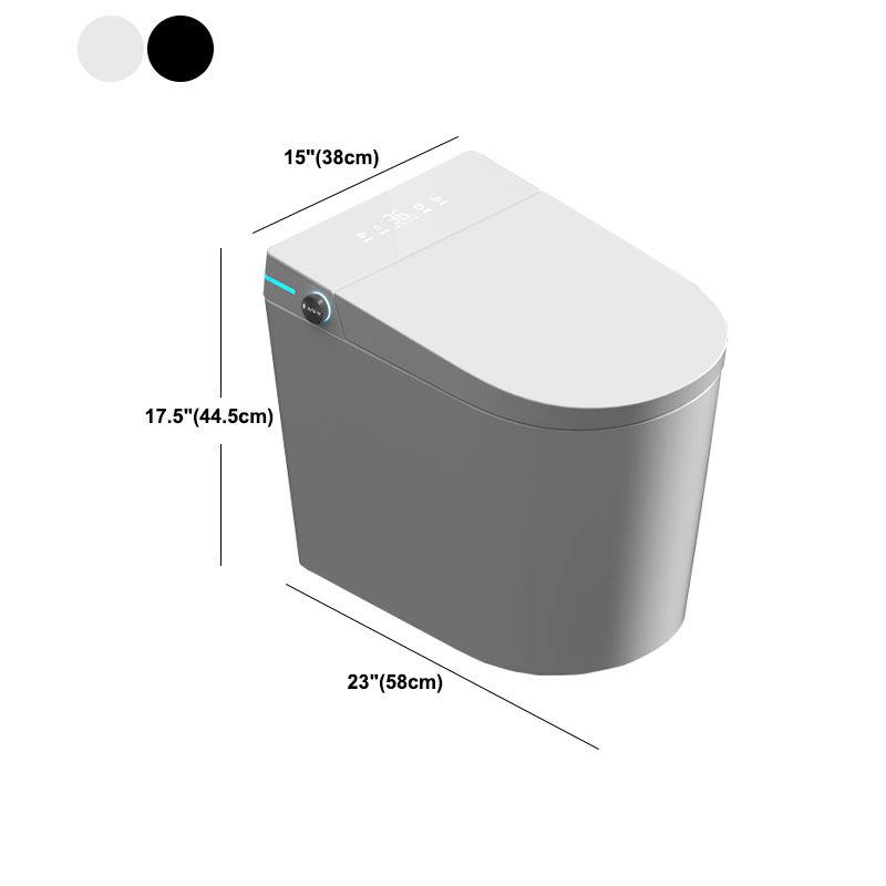 Small Apartment Smart Toilet Instant Hot Automatic Flip UV Sterilization Mini Toilet