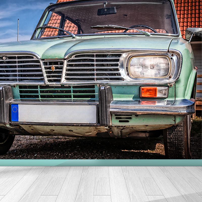 Renault Transportatin Mural Horizontal Photography Decorative Wall Covering