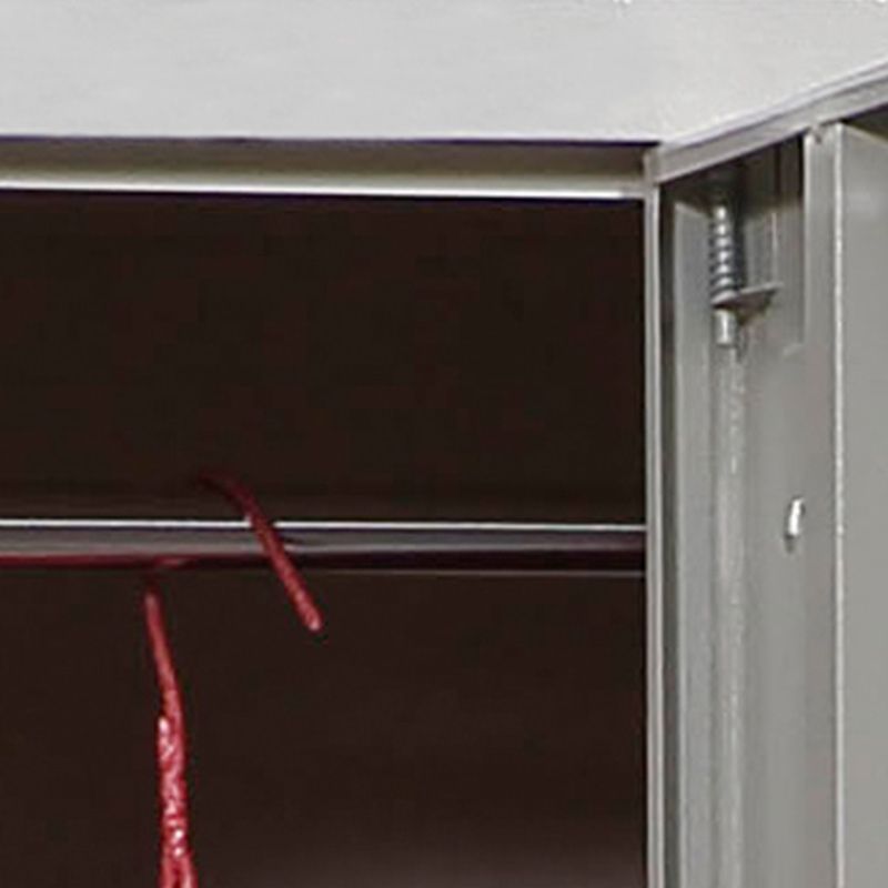 Contemporary Style Steel Wardrobe White Colour Wardrobe Closet for Home