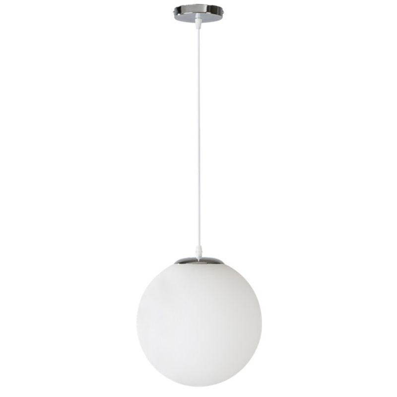 Assunzione per illuminazione a sospensione per il negozio di abbigliamento Globe in vetro MODERNA MODERNA IMPEGNA IN ASSEGGIO IN BIANCO