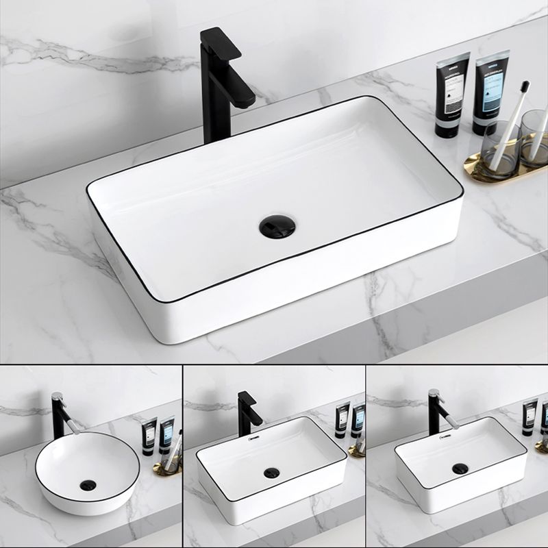 Modern Trough Bathroom Sink Round Trough Bathroom Sink with Basin