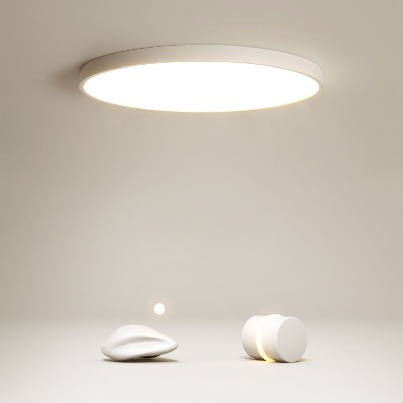Ultra-thin Round Flush Mount Ceiling Lights Minimalist LED Flush Ceiling Lights for Bedroom
