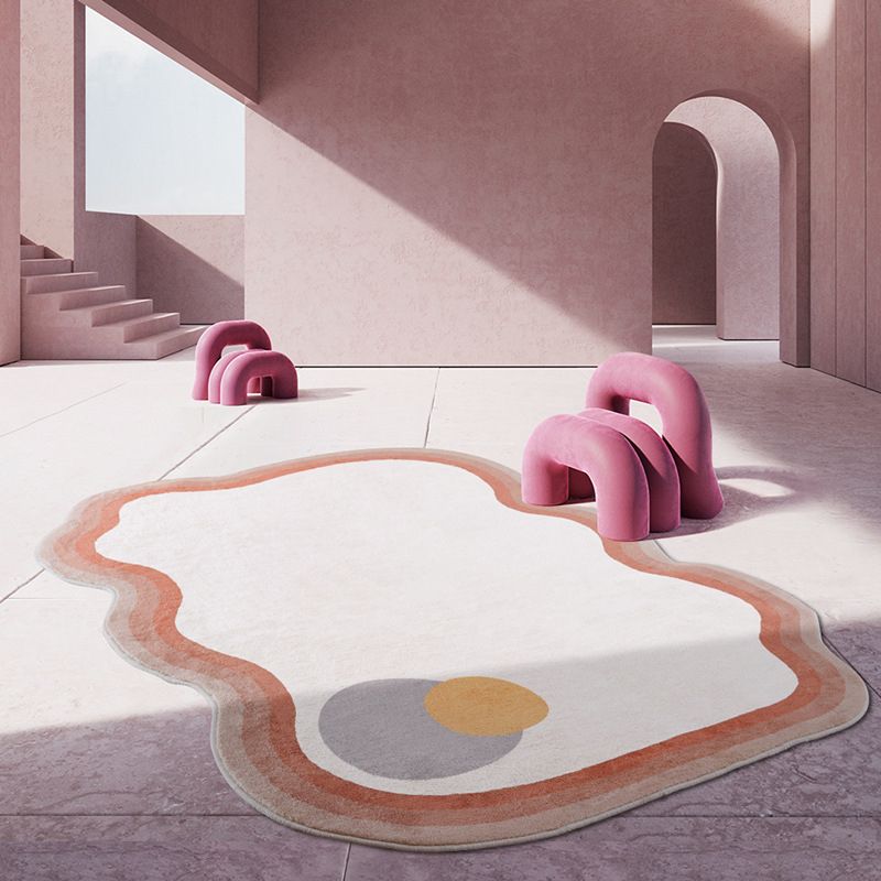 Alfombra impresa de transición novedosa alfombra de alfombra moderna alfombra de interior para mascotas para sala de estar para sala de estar