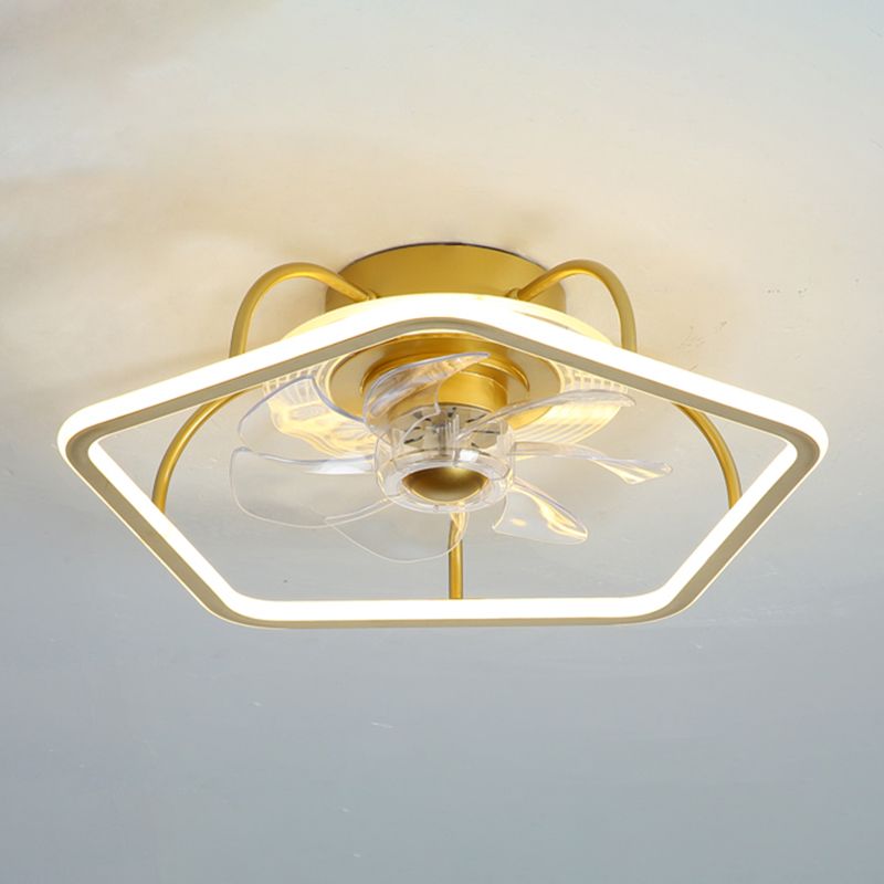 2 Lichter Geometrische Deckenleuchten moderne Metallflush -Montage -Lampe