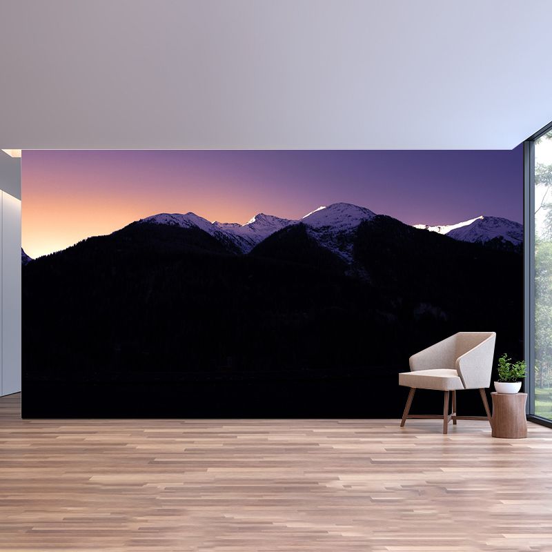 Mountain Landscapes Wall Mural Eco-friendly Wall Decor for House Interior