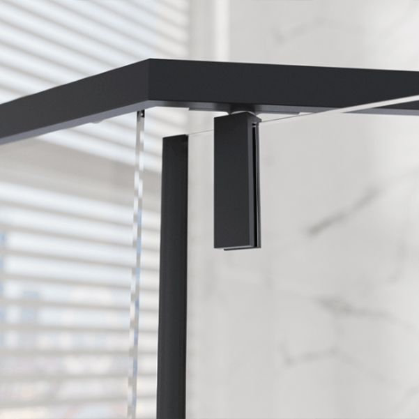 Pivot Transparent Shower Bath Door Tempered Semi-Frameless Shower Door