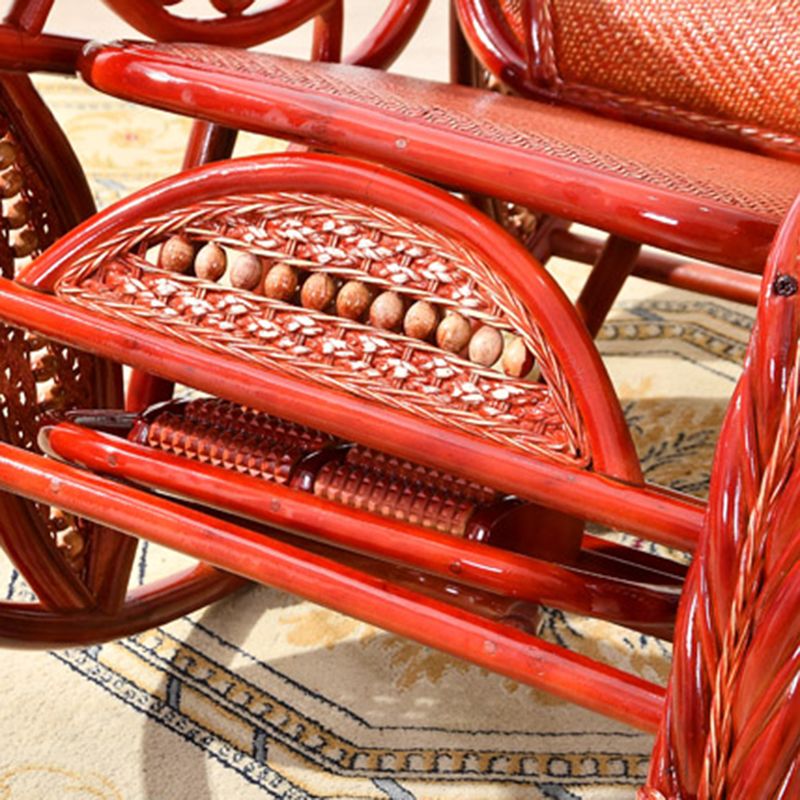 Modern Rocker Chair Pure Color Wooden Rocking Chair for Living Room