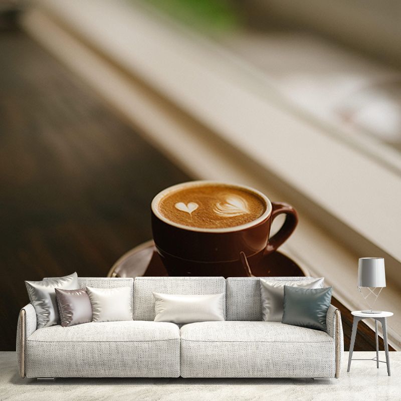 Environment Friendly Wall Mural Wallpaper Coffee Sitting Room Wall Mural