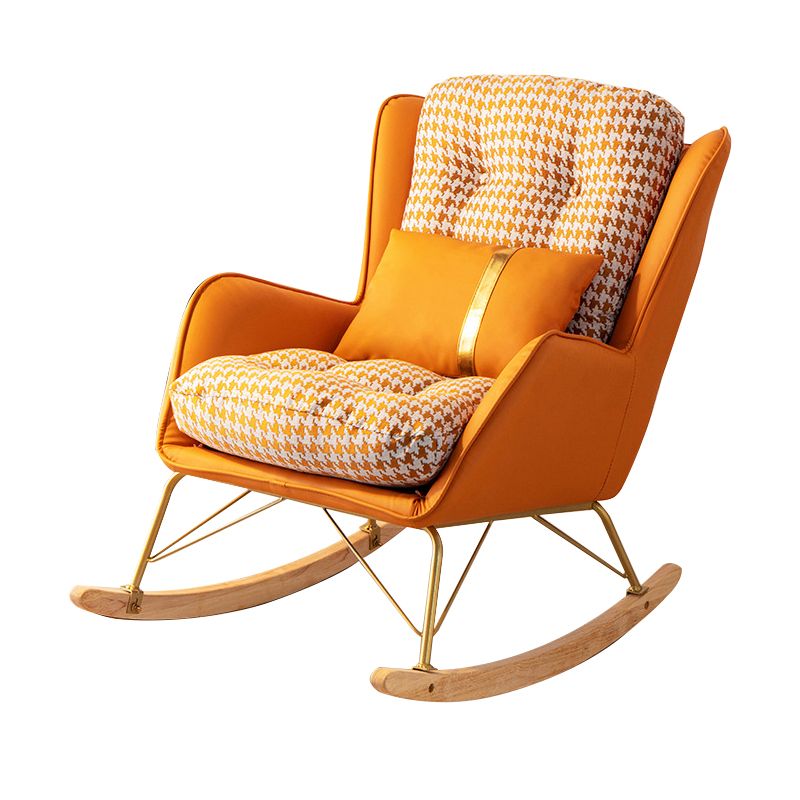 Bedroom Simple Leisure Lazy Sofa Chair Modern Style Single Rocker Chair