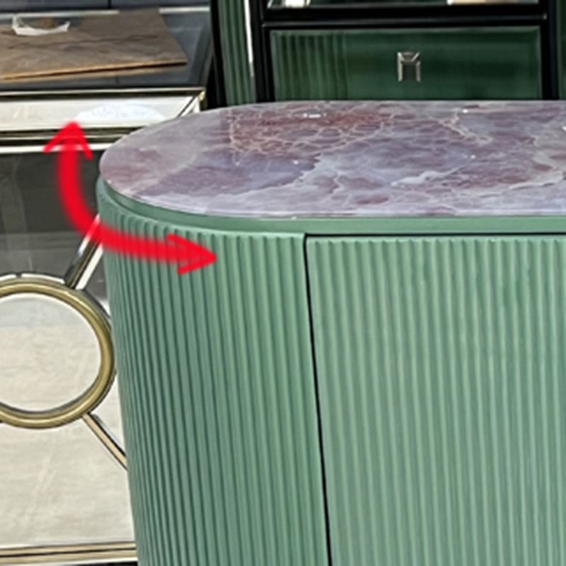 Modern Storage Chest Stone Top Storage Chest Dresser for Bedroom