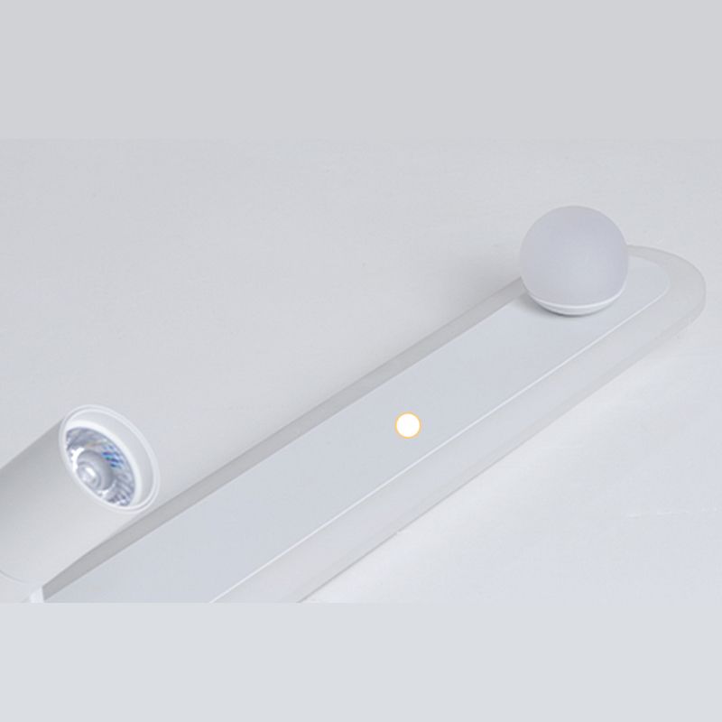 Moderne inbouwverlichting LED-railverlichtingsarmaturen Wit slaapkamerlicht Restaurantlicht