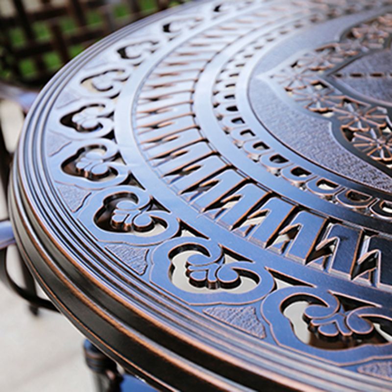 Aluminum Outdoor Patio Table Industrial UV Resistant Patio Table