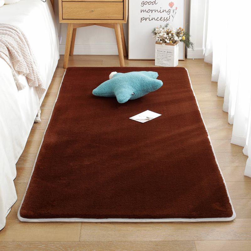 Tappeto giallo tappeto in poliestere solido tappeto tappeto anti-slip easy care tappeto per camera da letto