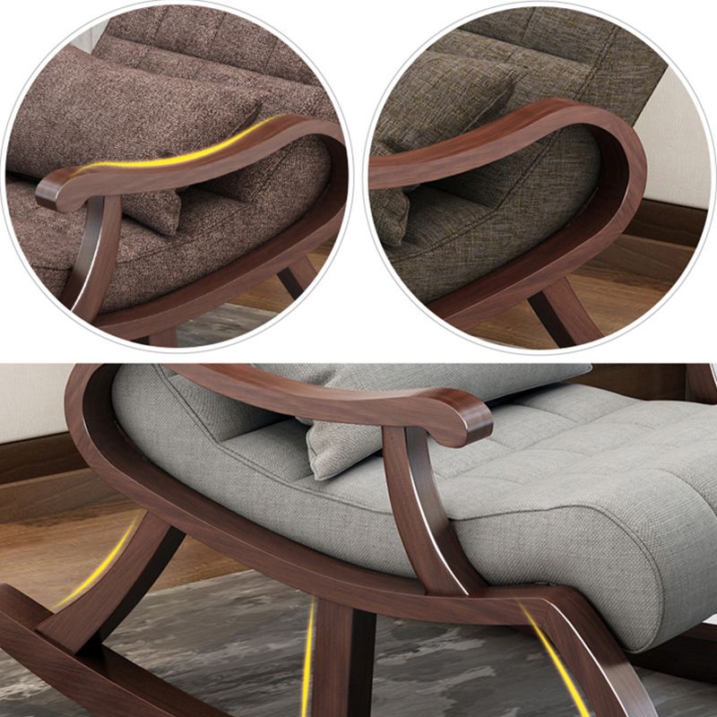 Mid-Century Modern Recliner Chair Upholstered Recliner Chair