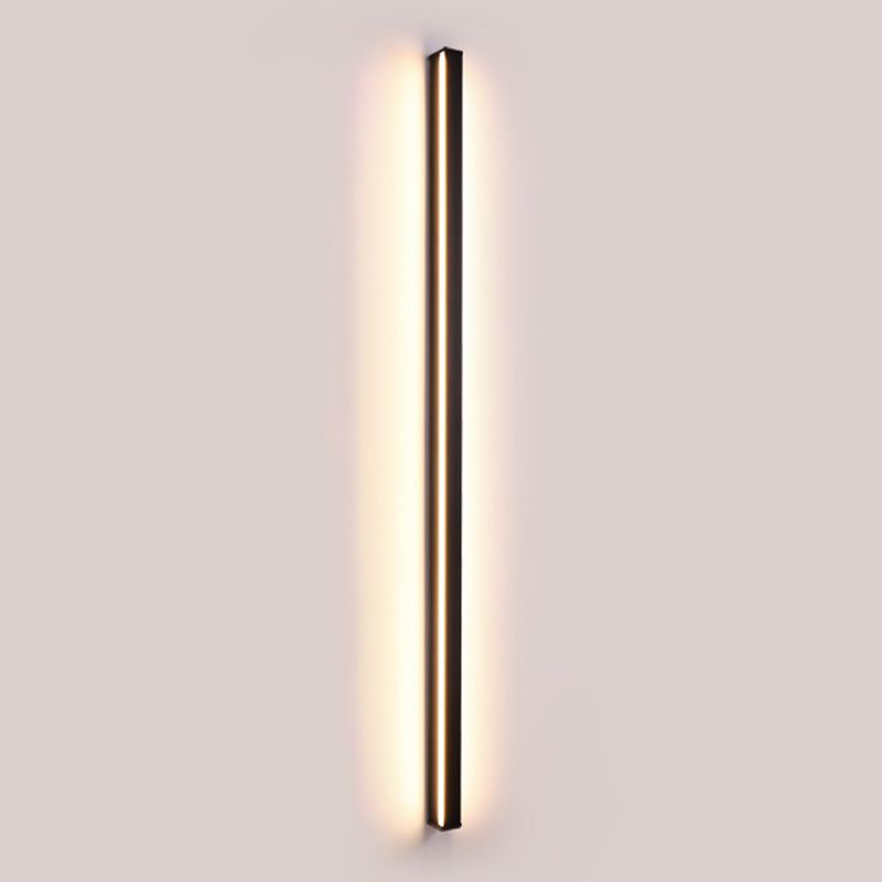 Contemporary Style Linear Sconce Light Fixture Aluminum 1 Light LED Wall Lamps