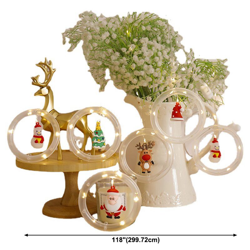 Cartoon LED Rope Light Modern Circle Decorative Lights for Shop Window