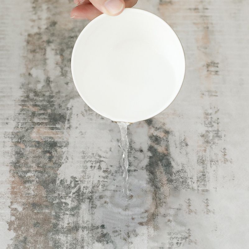 Lichtgrijs modern tapijt gemengd grafisch vloerkleed niet-slip achterste tapijt voor woningdecoratie