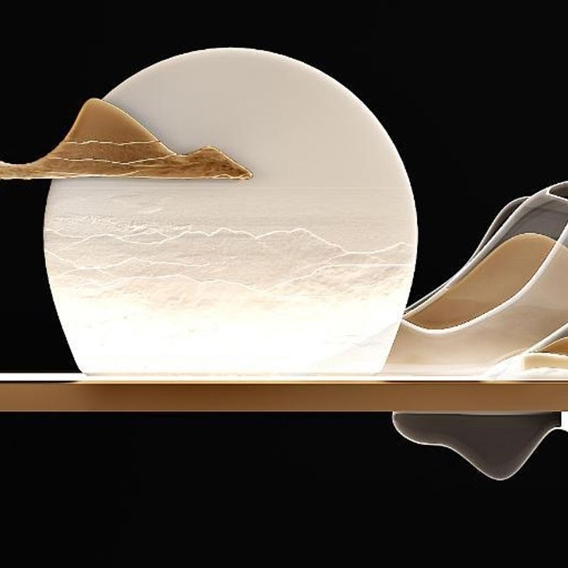 Luces colgantes colgantes de metal lámparas colgantes lineales modernas para el comedor