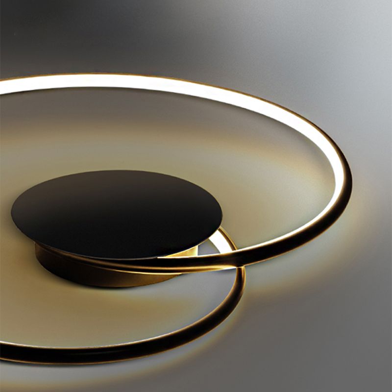 Lampe LED encastrée contemporaine créative, abat-jour en acrylique, pour chambre à coucher