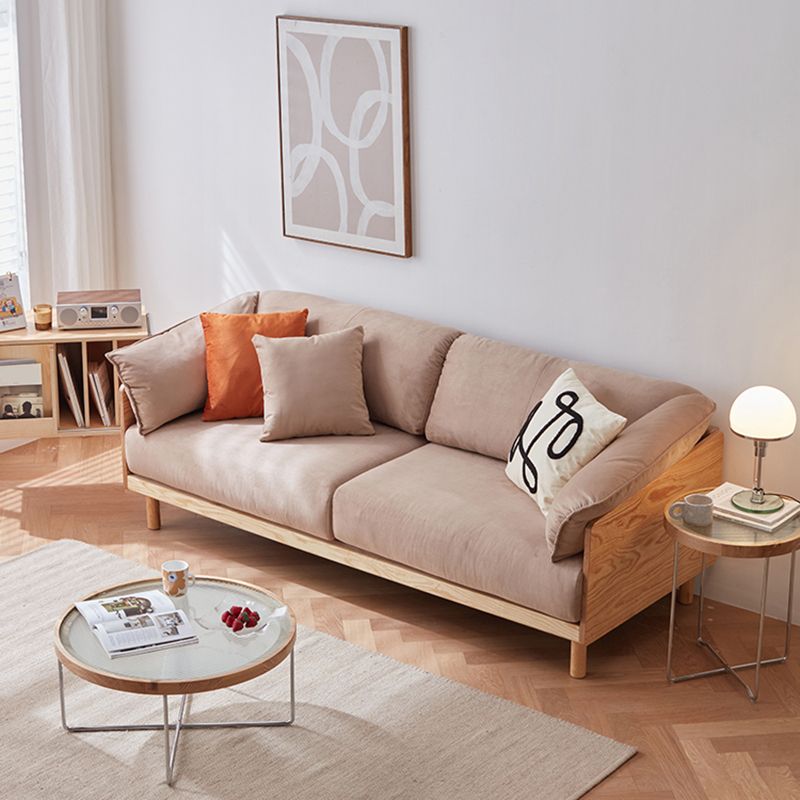 Modern Sofa Pillow Top Arm 33.4"W Sofa with 2 Pillows for Living Room