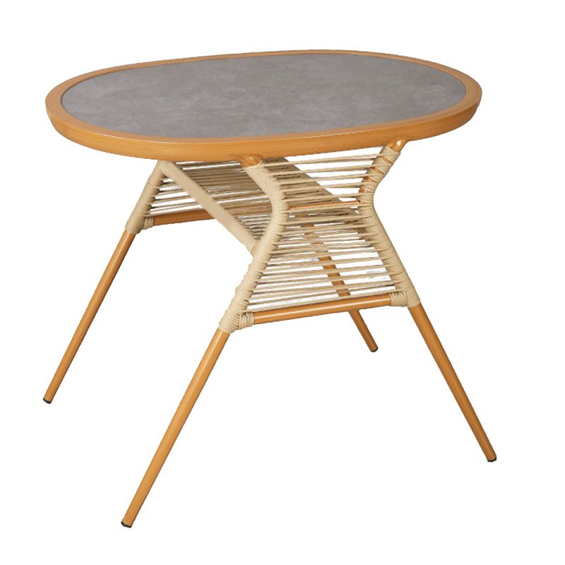 Boho Style Bistro Set 1/3 Pieces Stone Top Bistro Set for Home