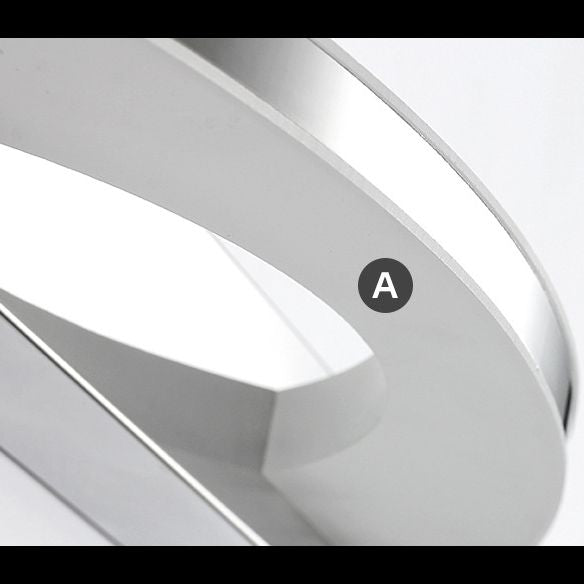 Mobile moderno mobile a specchio da bagno luci da bagno in acciaio tonalità lineare a led vanità ambientale illuminazione