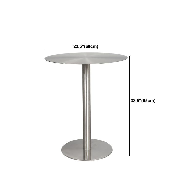 Mid-Century Modern Cocktail Table Pedestal 1 Single Coffee Table