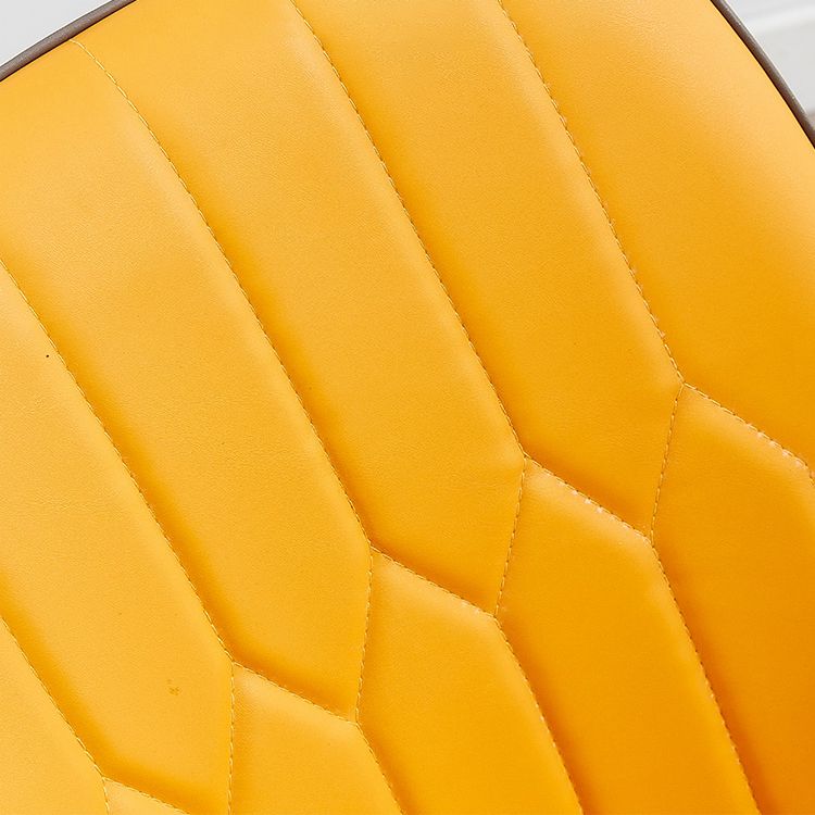 Scandinavian Indoor Arm Chair Parsons Back Upholstered Metal Dining Room Chair