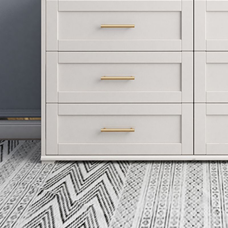 17.55-inch Width Solid Wood Storage Chest Classic Glam Storage Chest Dresser