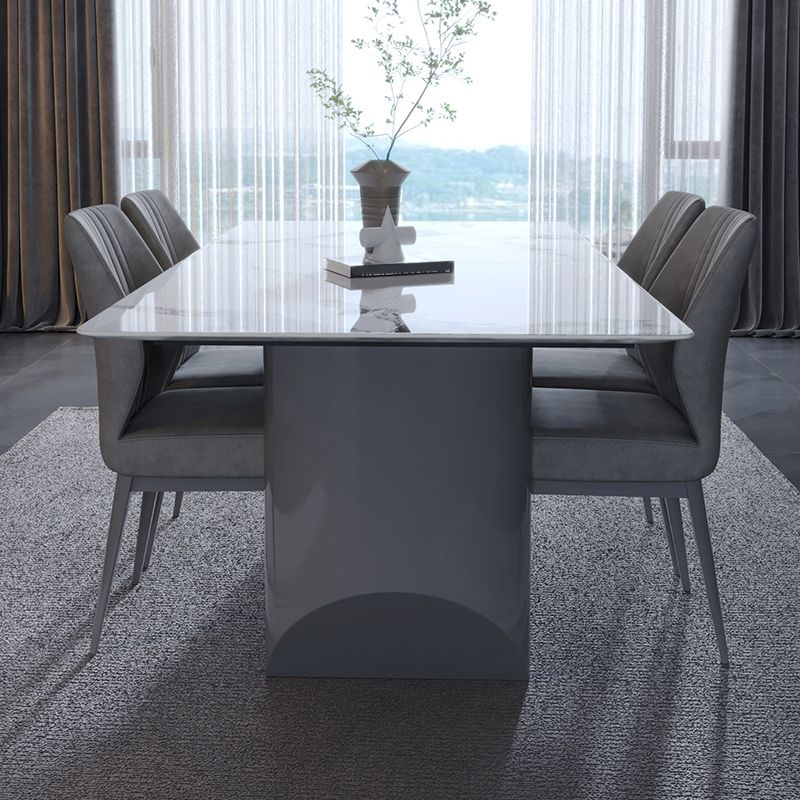 Faux Leather Dining Chairs Nordic Style Parsons Chair for Dining Room