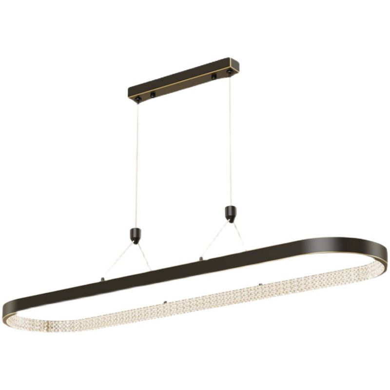 Style moderne de forme ovale ISLIDE ÉCLAIRAGE IDE METAL 1 PENDANT ISLAND