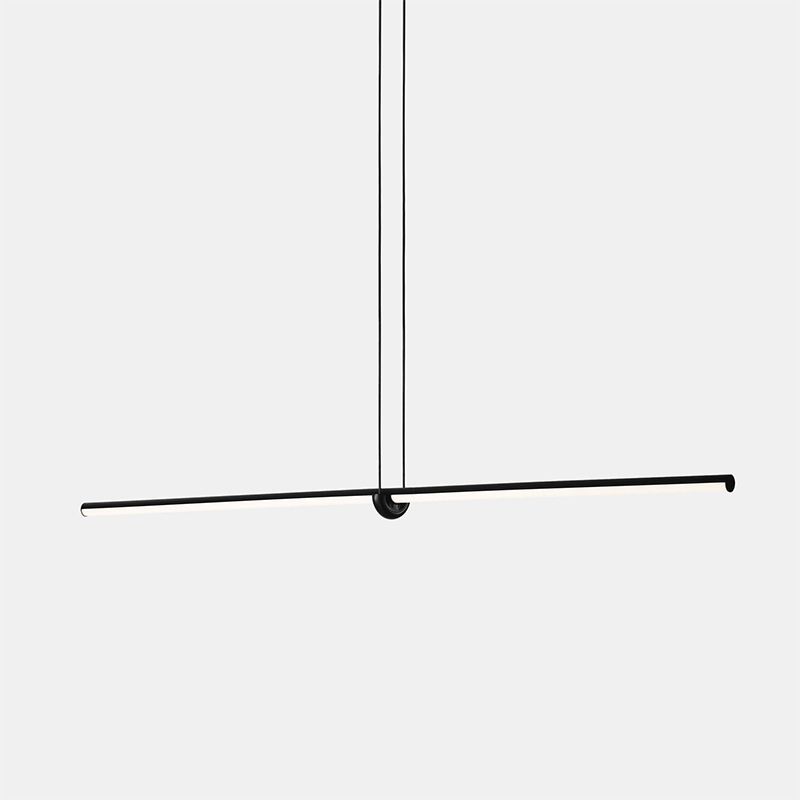 Slim Island Lighting Fixtures Metal Modern Simplicity Island Lighting Ideas for Restaurant