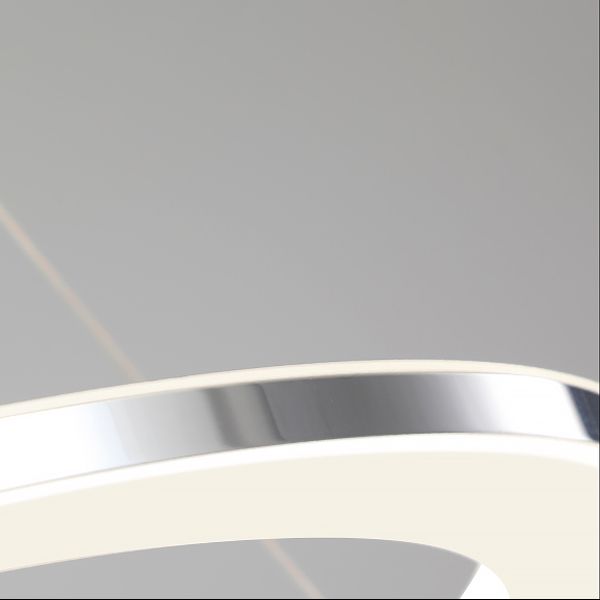 Circular 1-Light Hanging Light Fixtures Modern Style Metal Chandelier Pendant Light