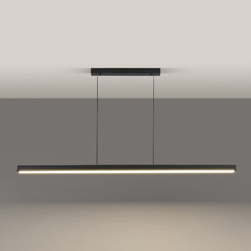 Simple Style Hanging Island Light Metal LED Hanging Lighting Fixture