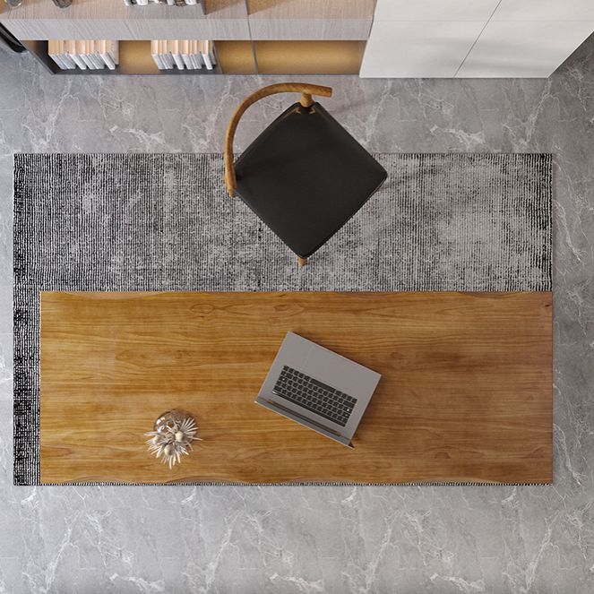 Industrial Style Writing Desk Solid Wood Office Desk with Sled Base