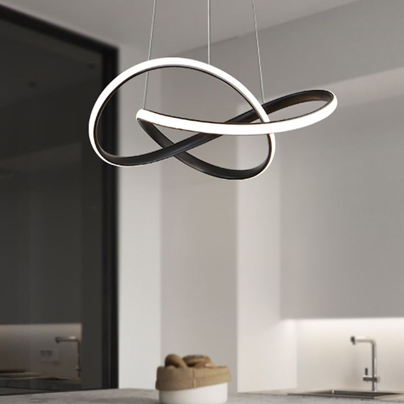 Lámparas de lámparas de lámpara de aluminio modernas lámparas colgantes de suspensión de 1 luces con sombra de gel de sílice