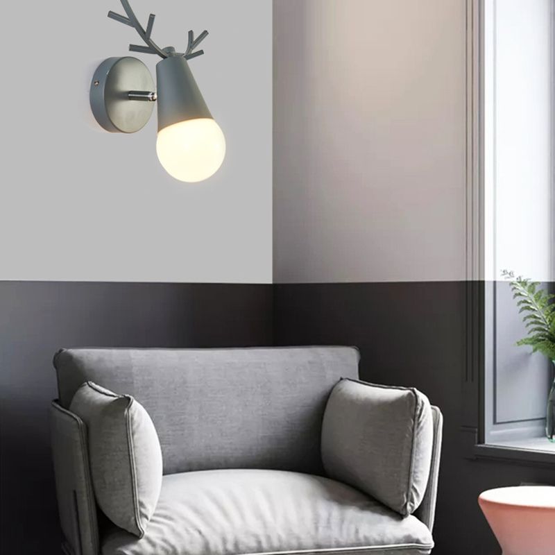 Luz de mini lámpara de bombilla simple contemporánea de la pared de la pared de la pared de macron