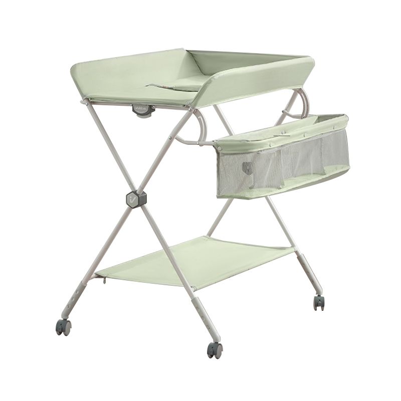 Portable Changing Table Folding Baby Changing Table with Basket