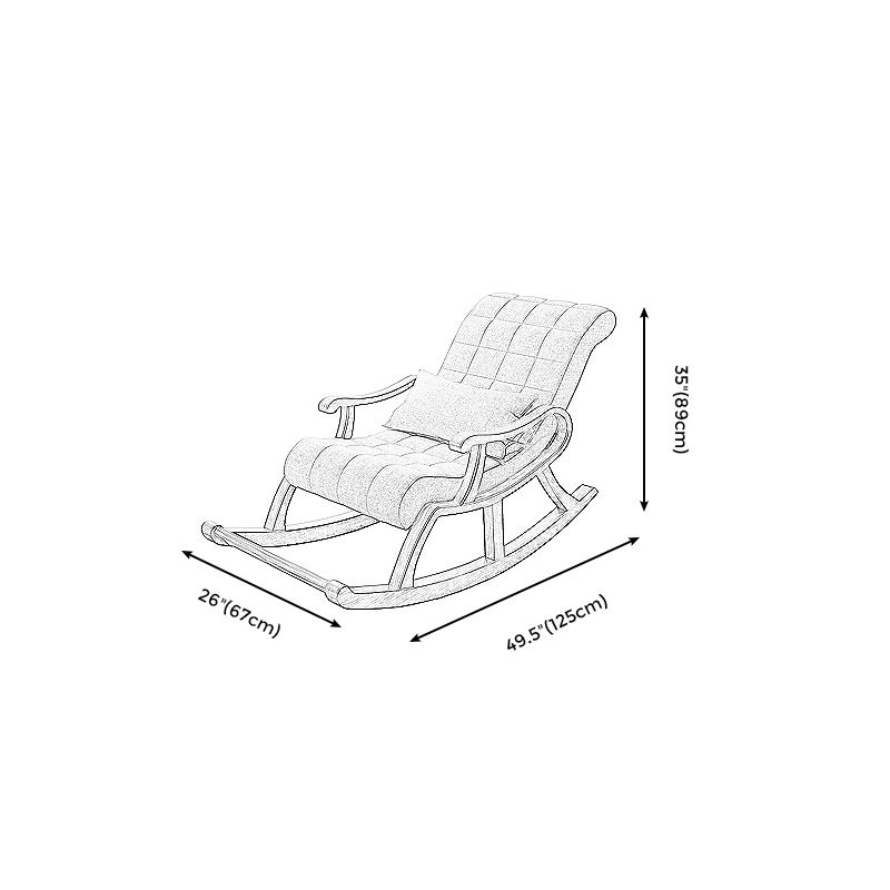 Linen Chair 26.3" L x49.2W x35"H Arms Included Chair for Living Room
